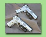 D&L Sports™ Custom silver pistols