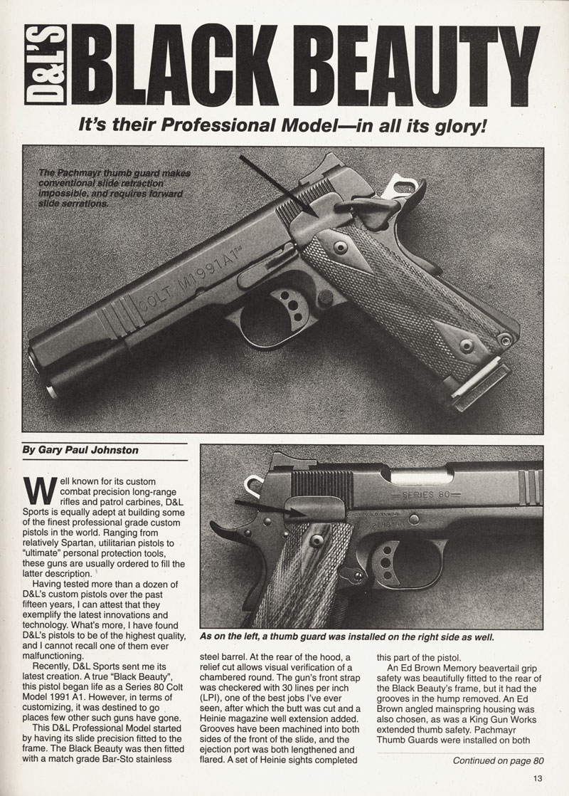 Custom Combat Handguns - 2001