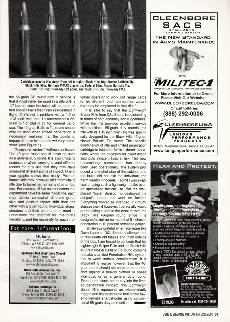 Guns and Weapons for Law Enforcement - November 2003