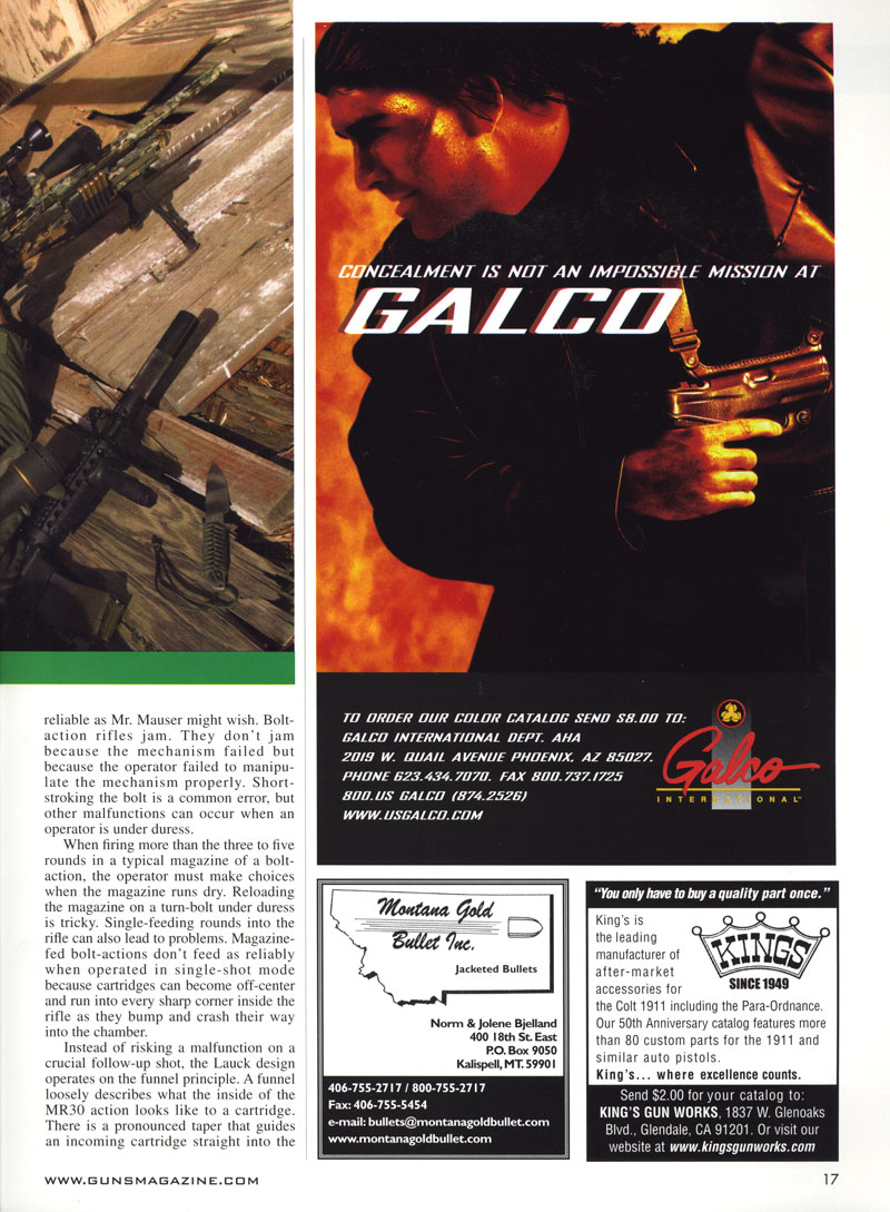 Guns Magazine - Combat Issue 2002