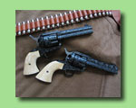 Sixguns from John Waynes movie The Shootist