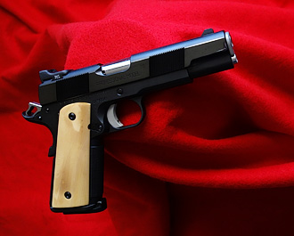 Slimline professional model 1911 with ivory grips