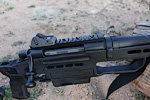 Custom Magnum MR-30 Rifle with protected rear adjustable iron sight