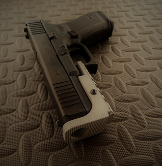 Glock with standoff device