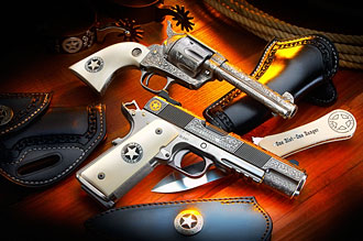 Texas Ranger 1911 & sixgun