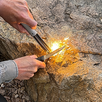 D&L Sports professional grade ferro rod fire starter